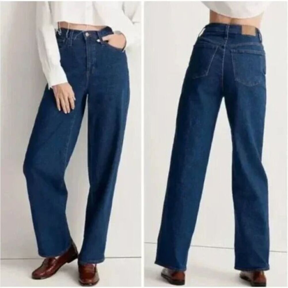 NEW Madewell The Tall Perfect Vintage Wide-Leg Jean in Fairdale Wash, 32Tall